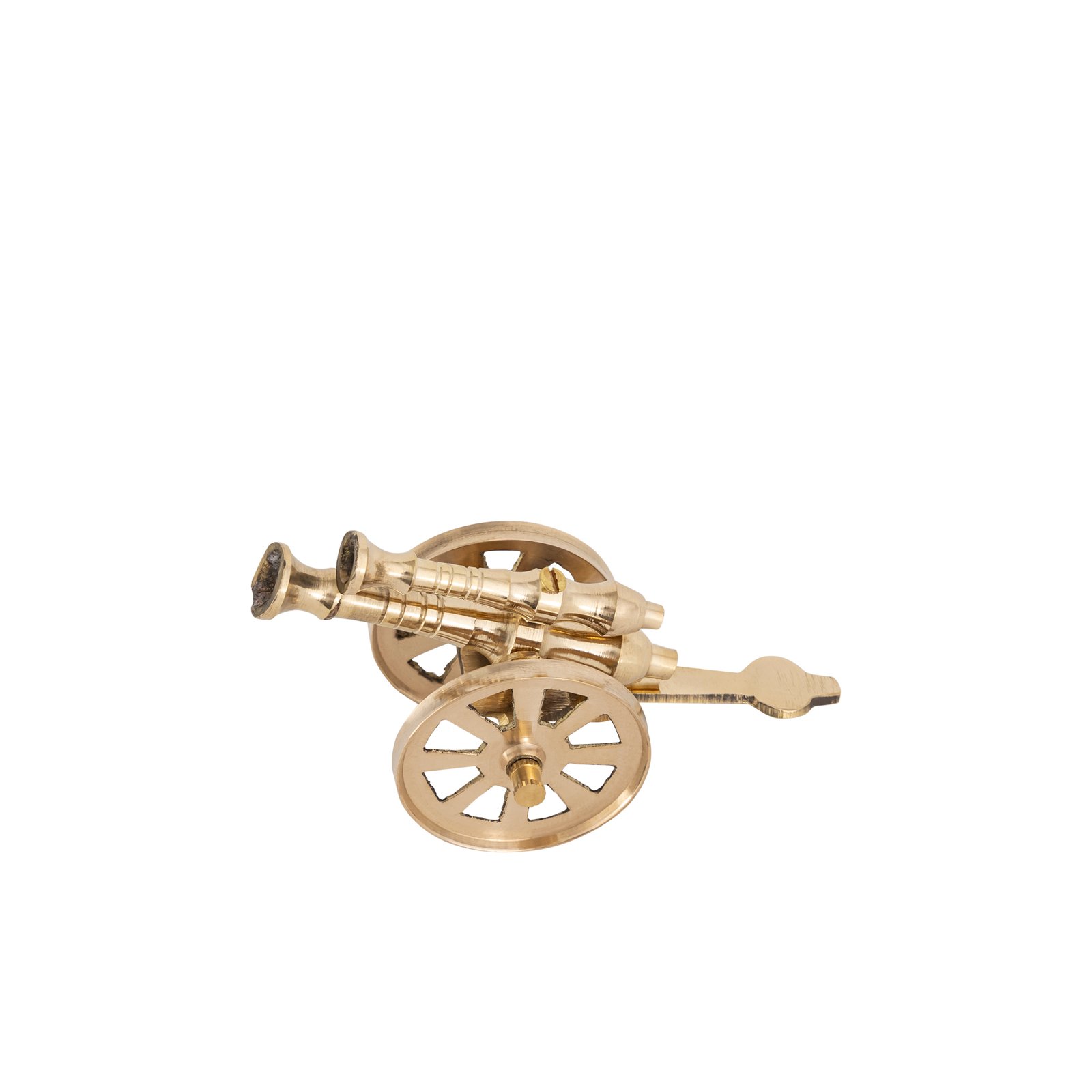 Decowill Pure Brass Cannon | Brass Showpiece | LxWxH - 11cmx6cmx6cm photo 7