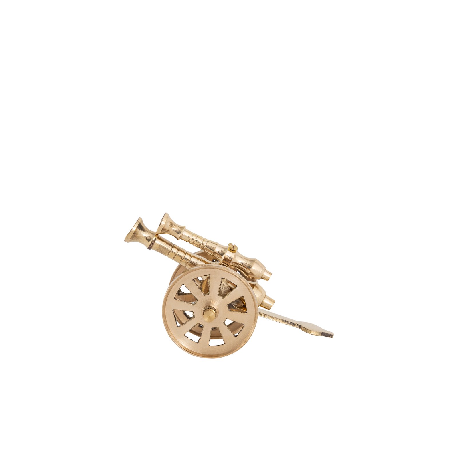 Decowill Pure Brass Cannon | Brass Showpiece | LxWxH - 11cmx6cmx6cm photo 4