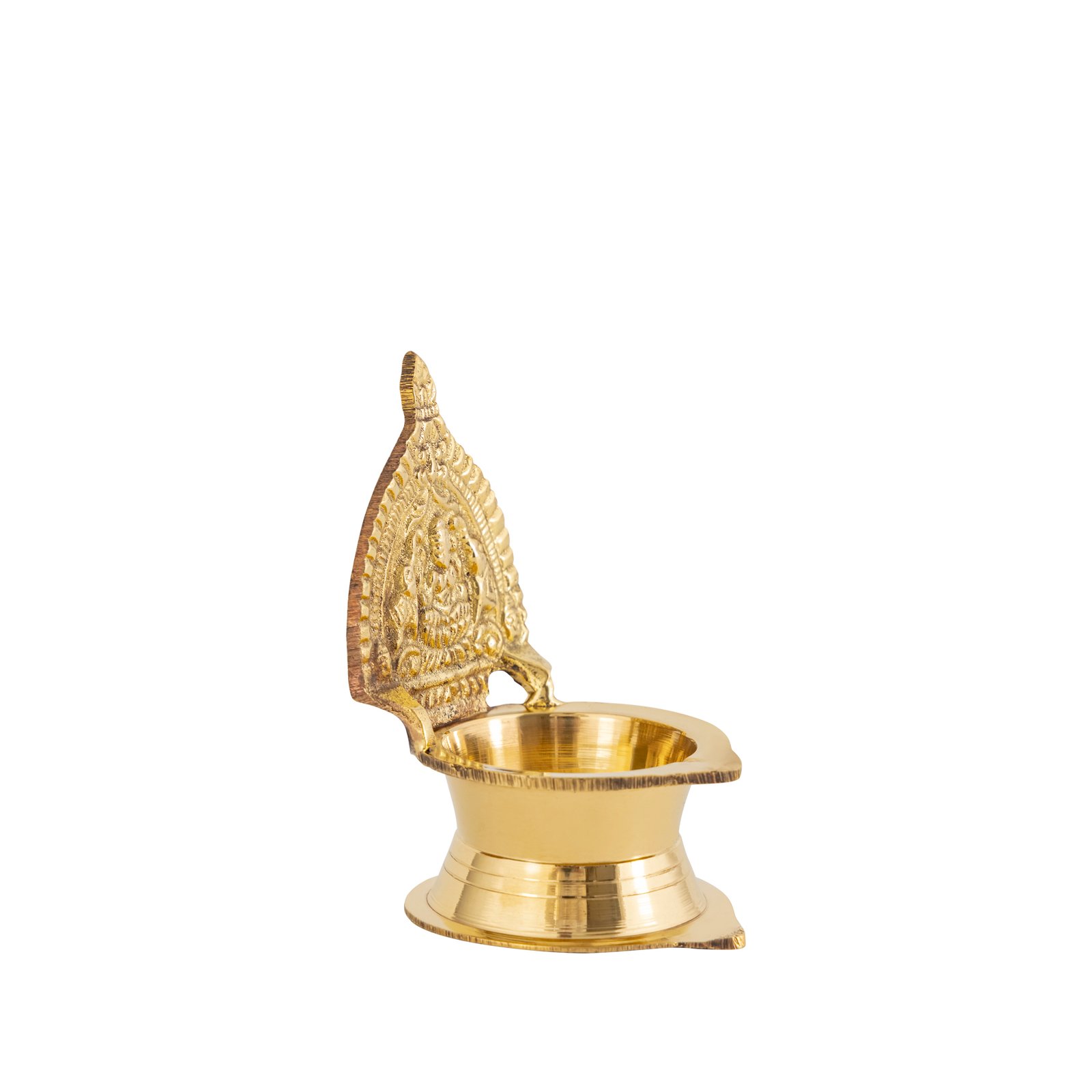 Decowill Brass Kamakshi Diya | Pure Brass | Deepak for Pooja | Festive Decor photo 6