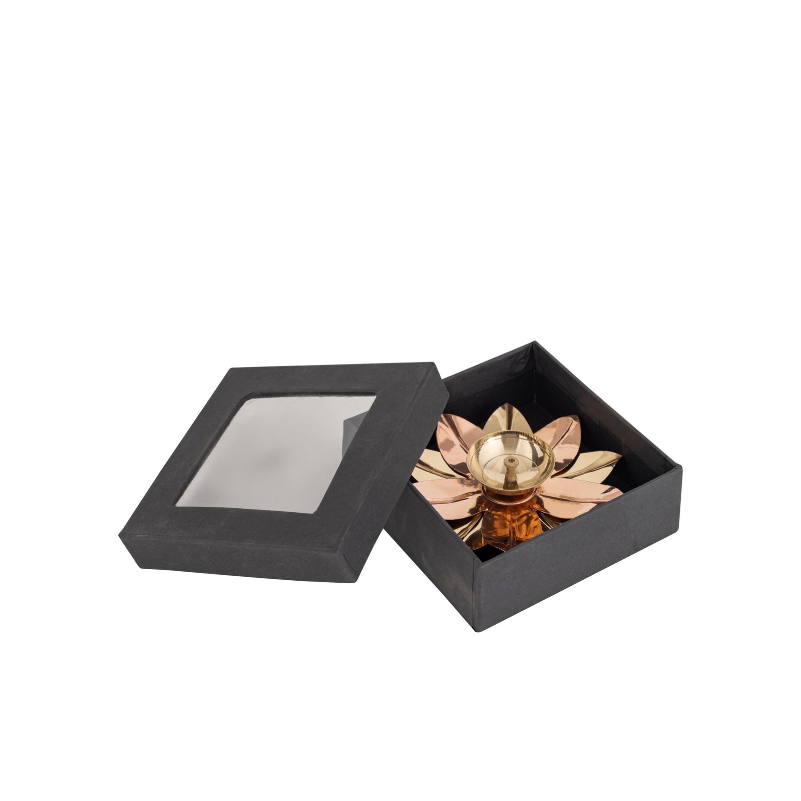 Decowill Brass Akhand Diya with Lotus Leafs | Diya for Diwali Decoration photo 6