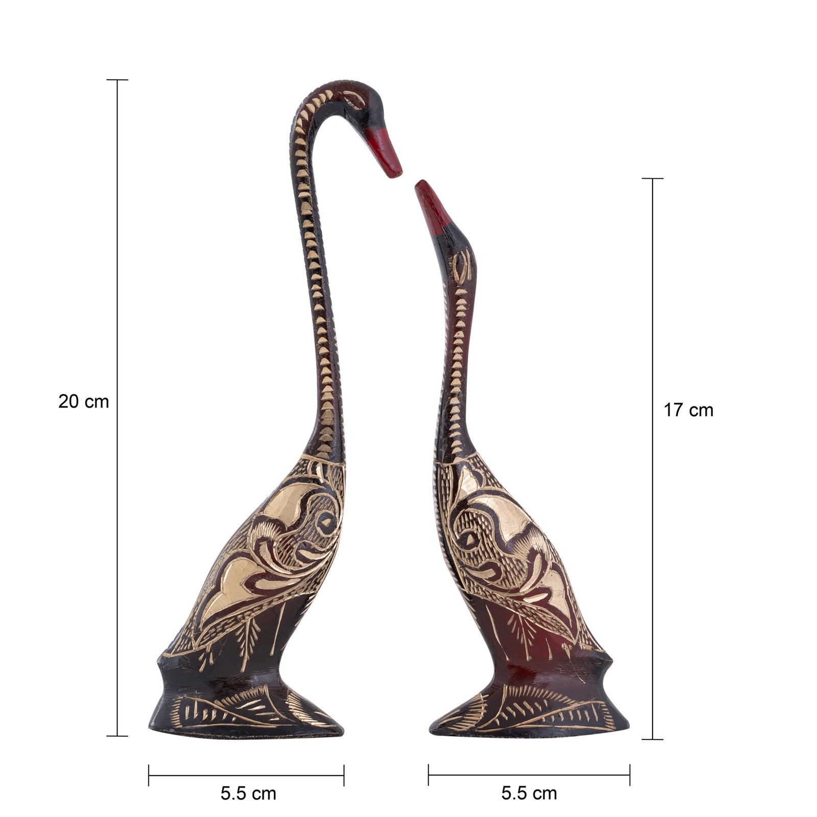 Decowill Brass Duck Pair | Brass Products for Home Decoration photo 2