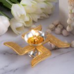 Brass Swastik Diya