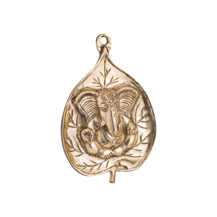 Brass Ganesh Idol Gold