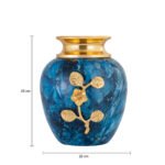 brass flower vase circle