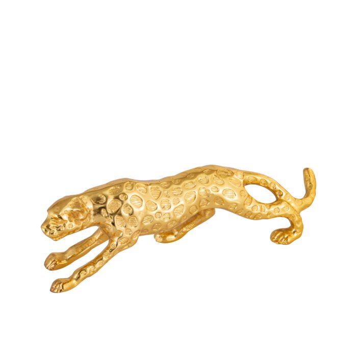 Brass Jaguar Statue