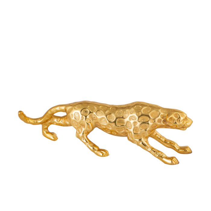 Brass Jaguar Statue