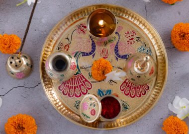 Brass Pooja Thali Set
