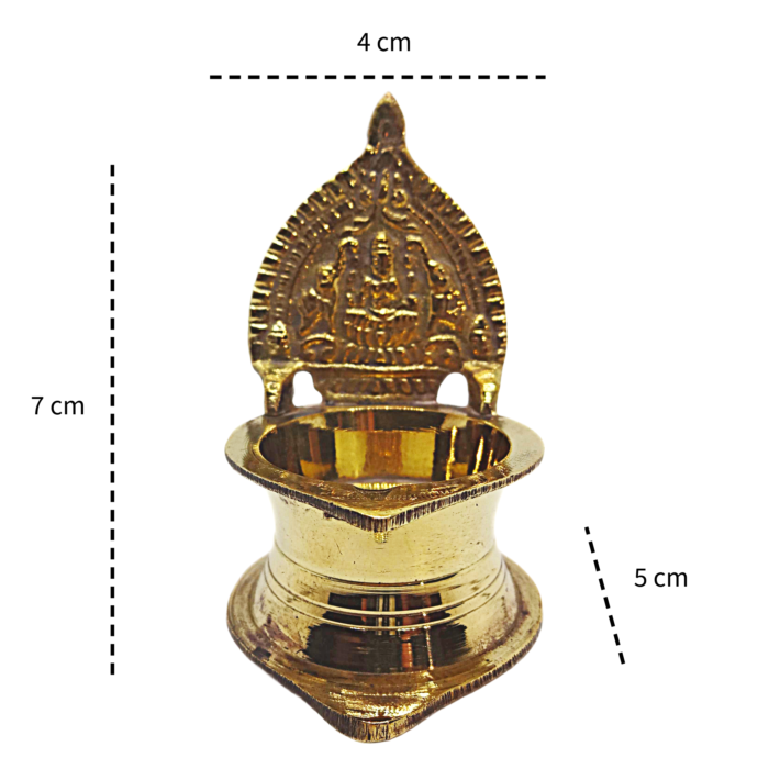 Decowill Pure Brass Kamakshi Devi Diya