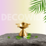 Decowill Brass Panchmukhi Diya Large
