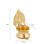 Brass Kamakshi Devi Diya Medium