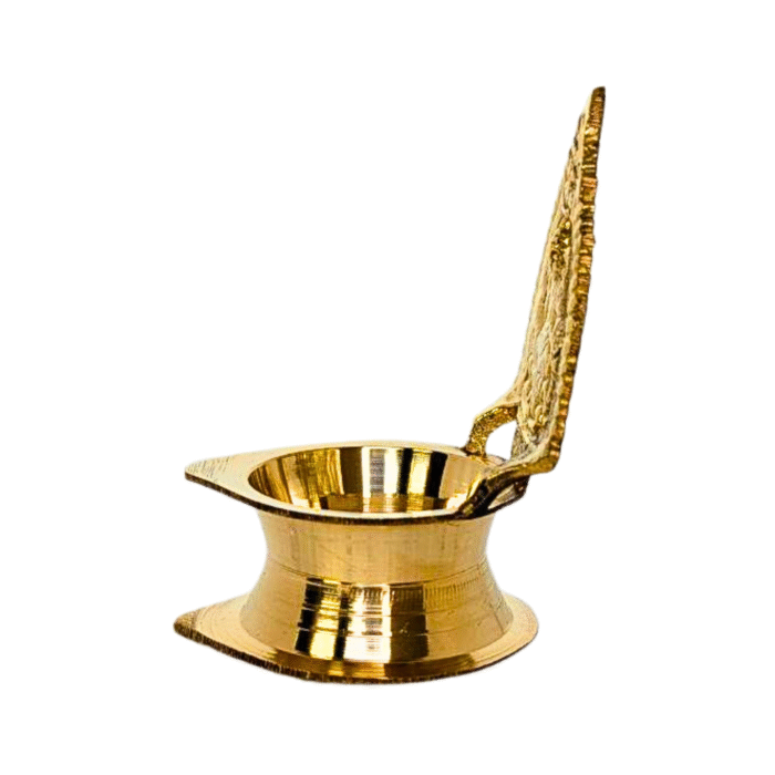 Pure Brass Kamakshi Devi Diya Medium