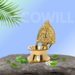 Pure Brass Kamakshi Devi Diya Medium
