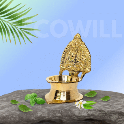 Pure Brass Kamakshi Devi Diya Medium