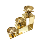Decowill 3 Step Brass Diya