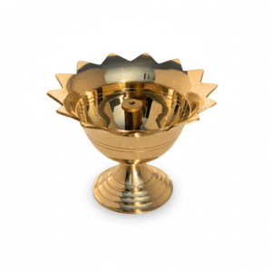 Decowill Brass Devdas Diya | Size 4