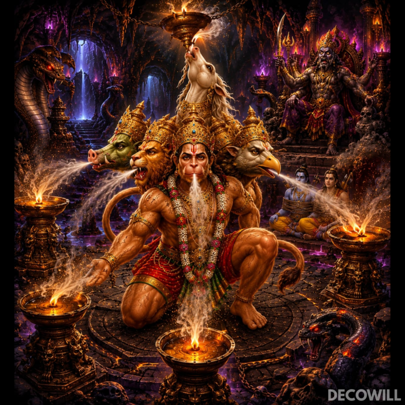 Decowill Panchmukhi Diya